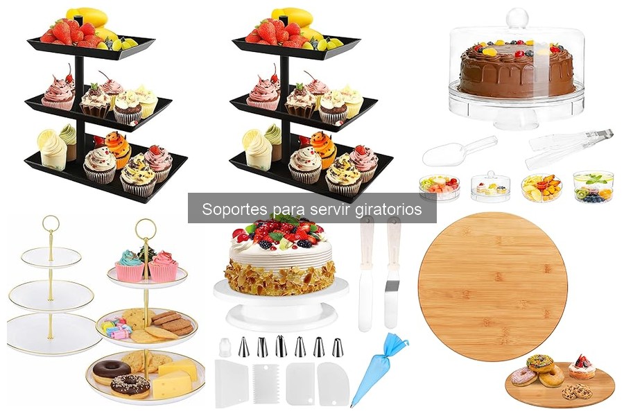Mantenimiento y limpieza de soportes giratorios para aperitivos