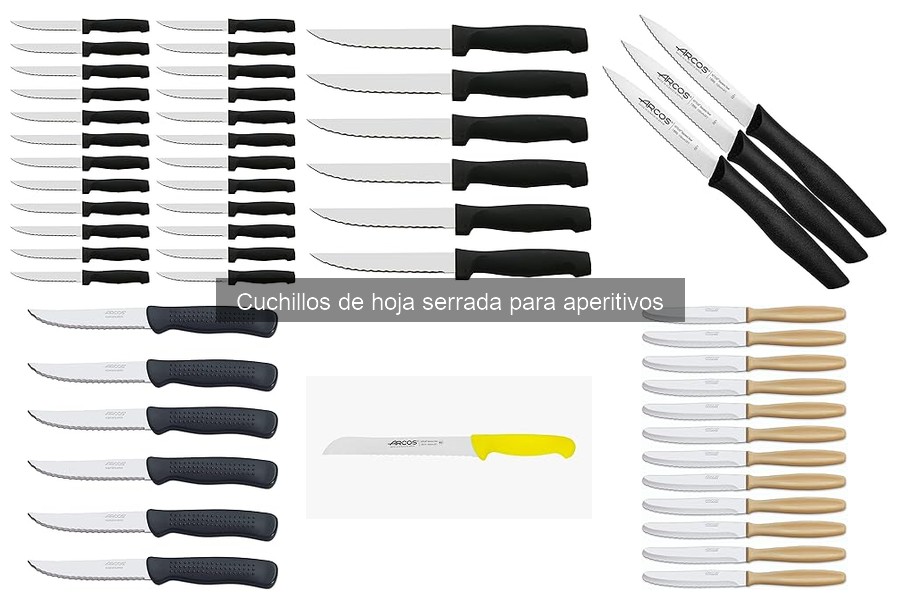 Marcas recomendadas de cuchillos serrados para aperitivos