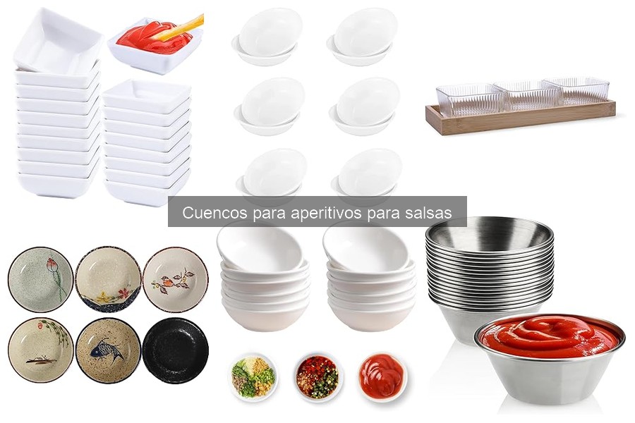 Materiales comunes en cuencos para salsas: ventajas y desventajas