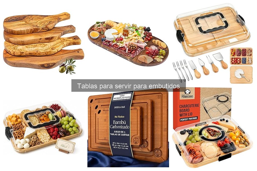 Medidas ideales para tablas de embutidos en eventos