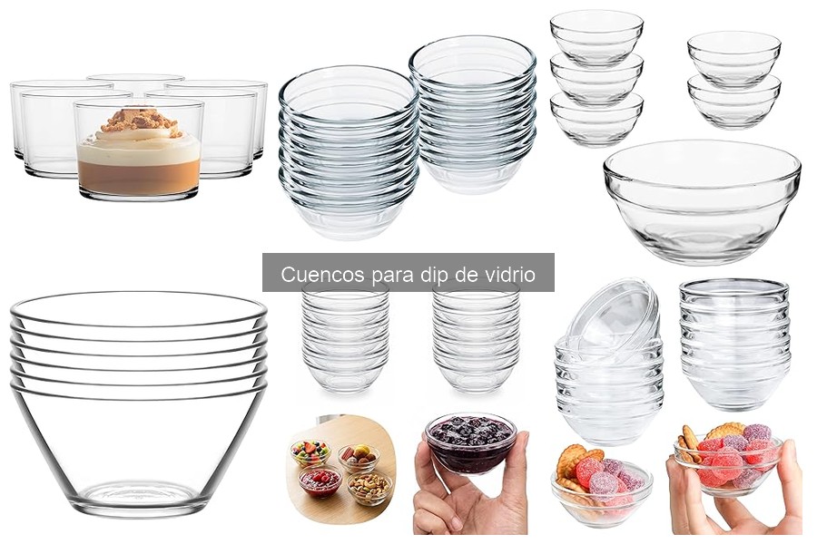 Mejores accesorios para cuencos de vidrio en aperitivos