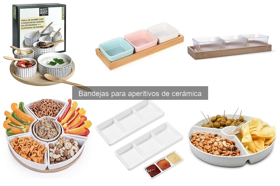 Mejores bandejas para aperitivos de cerámica: comparativa 2023