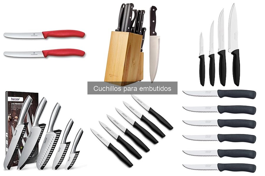 Mejores cuchillos para embutidos: comparativa y análisis