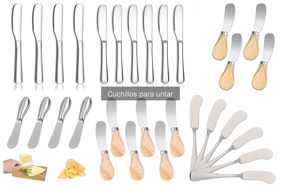 Mejores cuchillos para untar: acero, plástico y cerámica