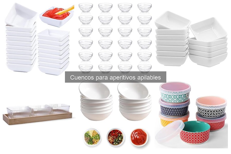 Mejores cuencos apilables para fiestas y eventos