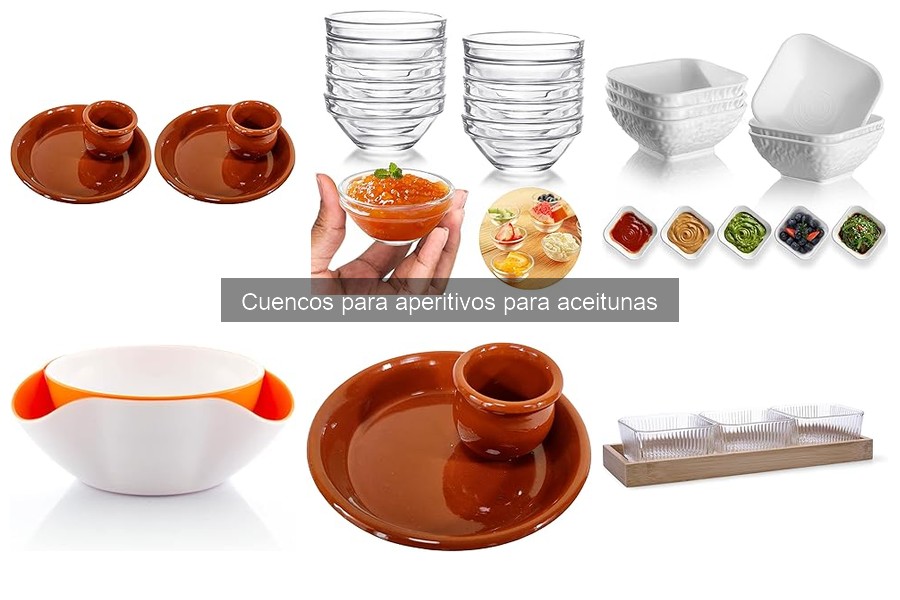 Mejores cuencos para aceitunas: comparativa y recomendaciones