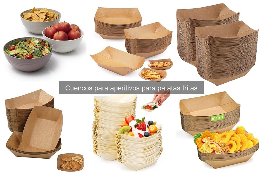 Mejores cuencos para aperitivos de patatas fritas para fiestas