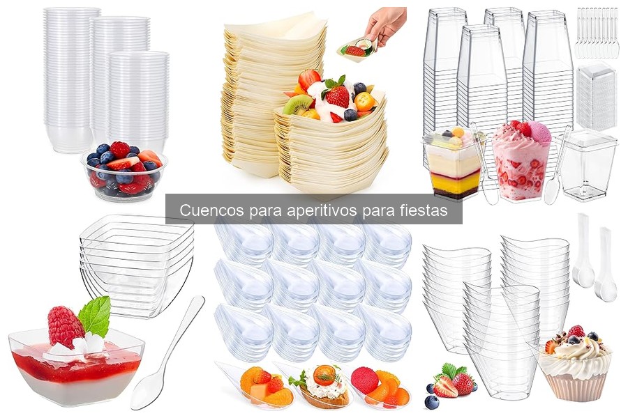 Mejores cuencos para aperitivos en fiestas: comparativa y tips