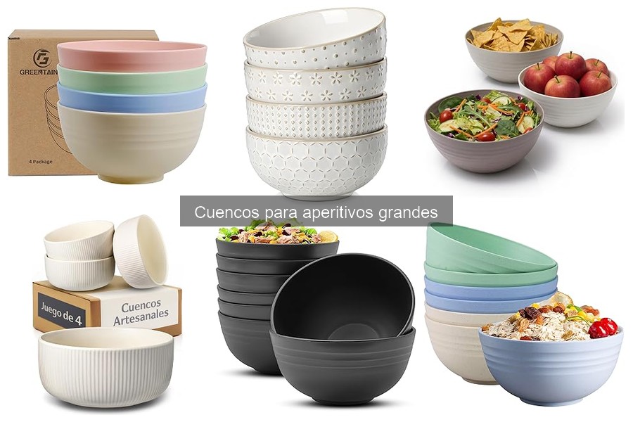 Mejores cuencos para aperitivos grandes en 2023