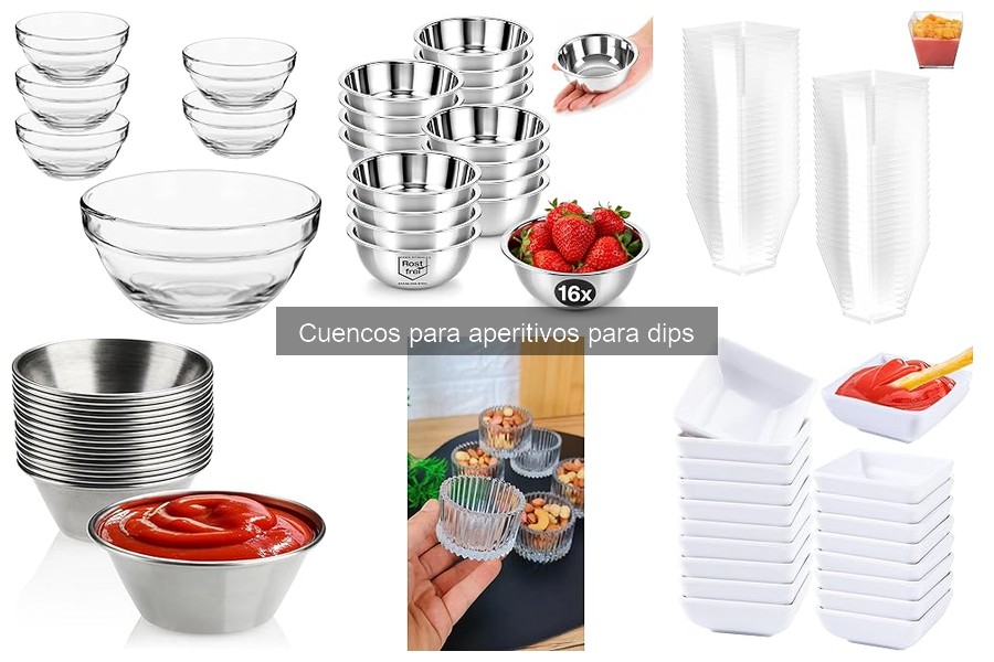 Mejores cuencos para aperitivos para dips según presupuesto