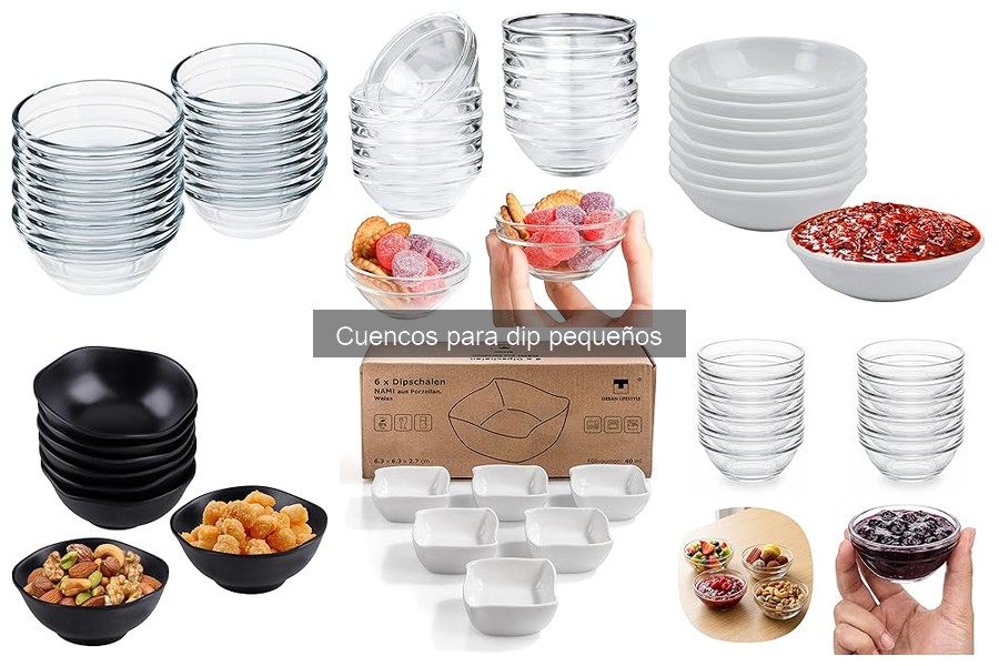 Mejores cuencos para dip pequeños ideales para fiestas