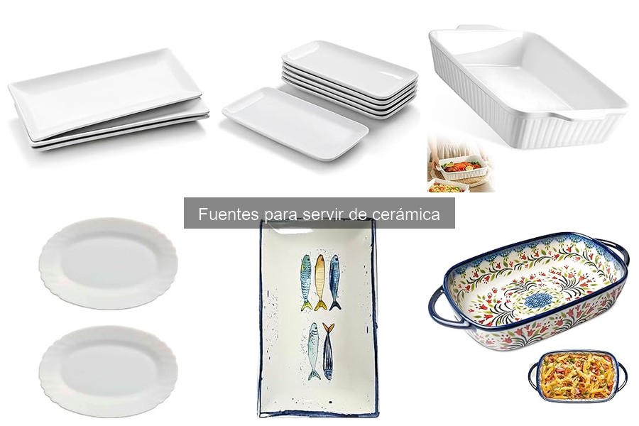 Mejores fuentes de cerámica para eventos: comparativa 2023