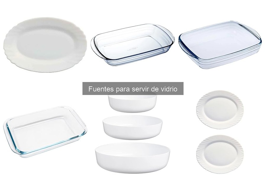 Mejores fuentes de vidrio para servir aperitivos en fiestas