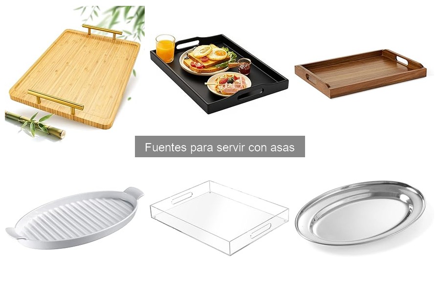 Mejores fuentes para servir con asas: comparativa y recomendaciones
