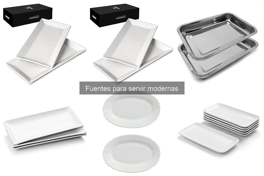 Mejores fuentes para servir en cenas formales 2023