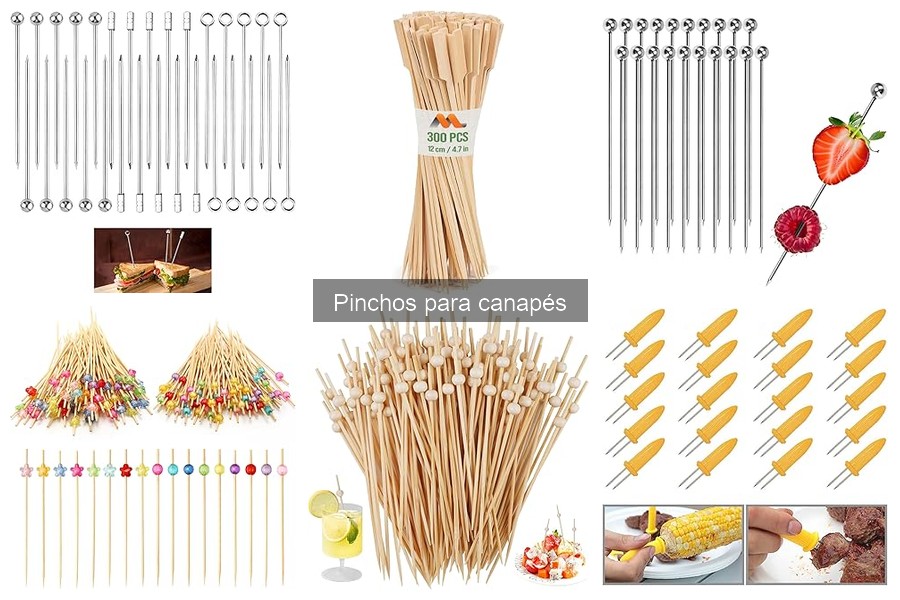 Mejores ingredientes para pinchos de canapés deliciosos