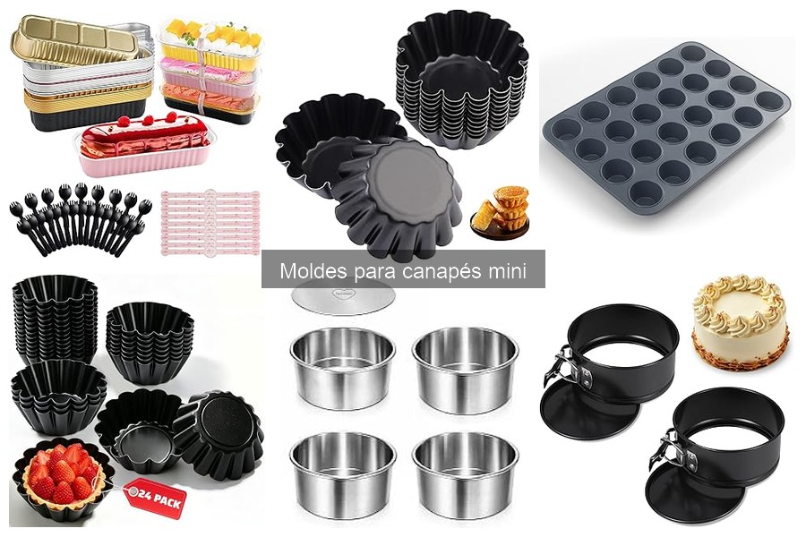 Mejores lugares para comprar moldes para canapés mini online