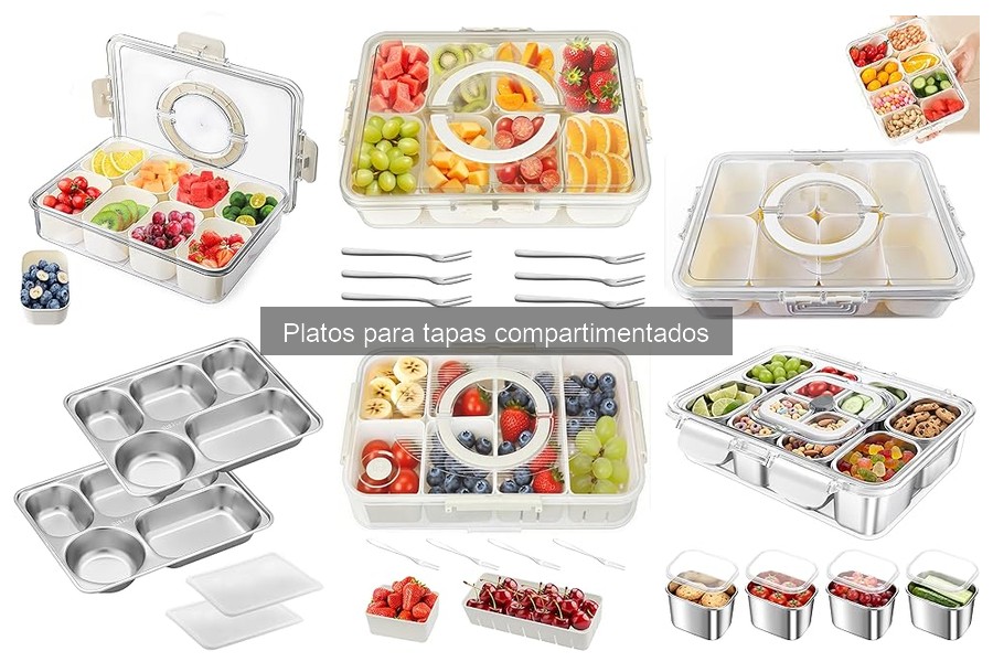 Mejores lugares para comprar platos compartimentados para tapas
