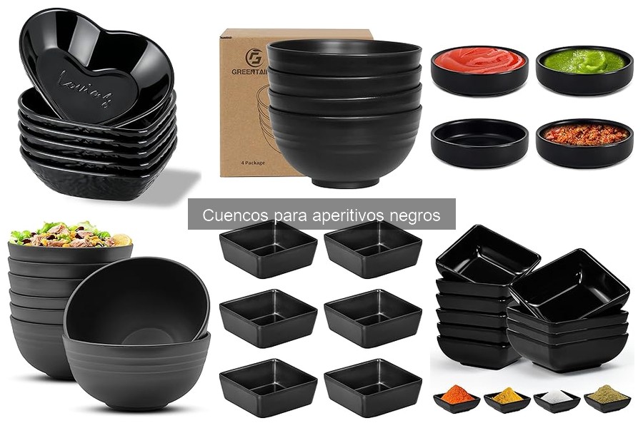 Mejores marcas de cuencos para aperitivos negros en 2023