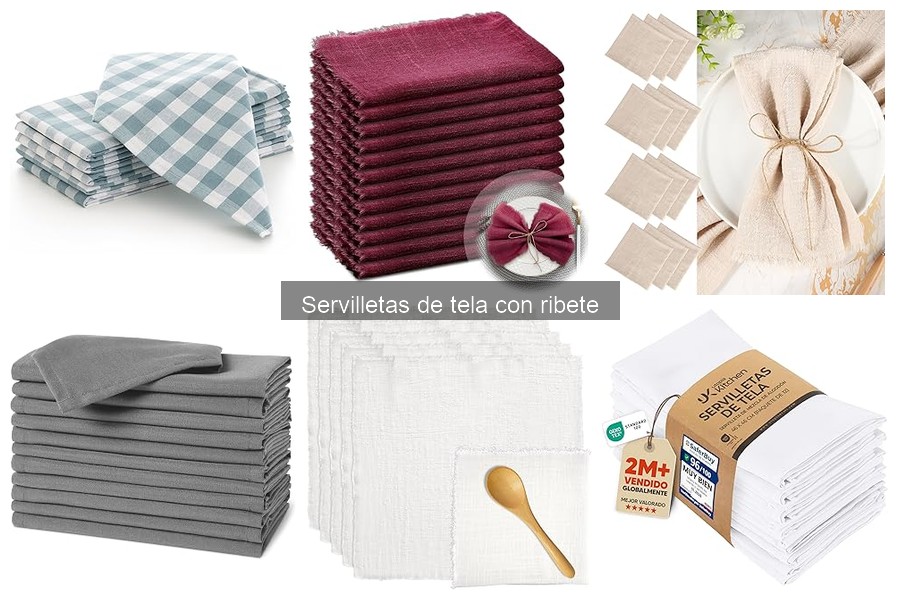Mejores marcas de servilletas de tela con ribete en 2023