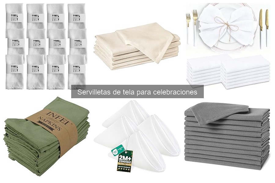 Mejores marcas de servilletas de tela para celebraciones