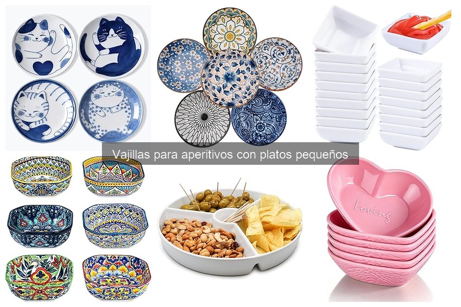 Mejores marcas de vajillas para aperitivos con platos pequeños