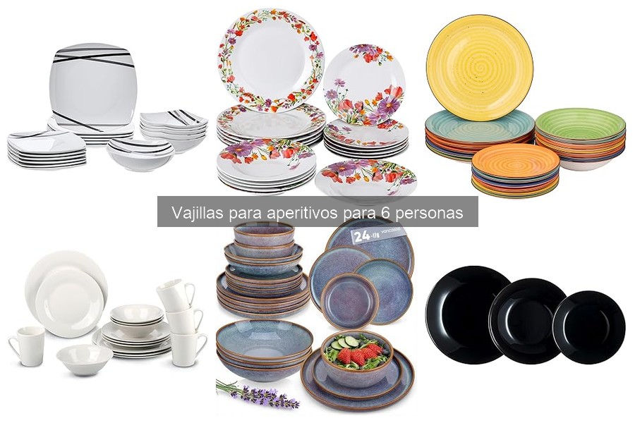 Mejores materiales para vajillas de aperitivos