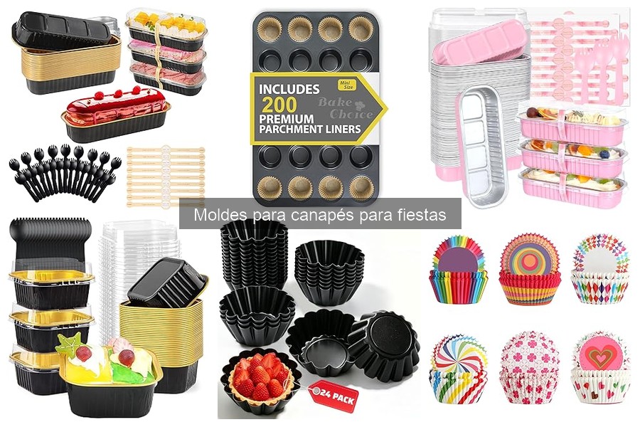 Mejores moldes para canapés para fiestas: guía de compra