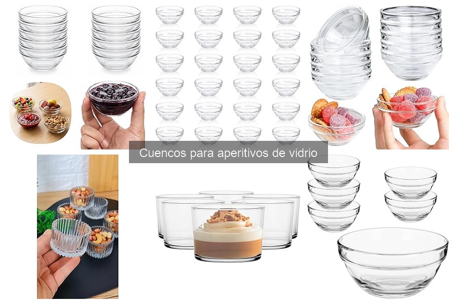 Mejores Ofertas en Cuencos de Vidrio para Aperitivos