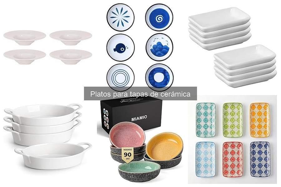 Mejores platos de cerámica para tapas en 2023: ¡Comparativa!