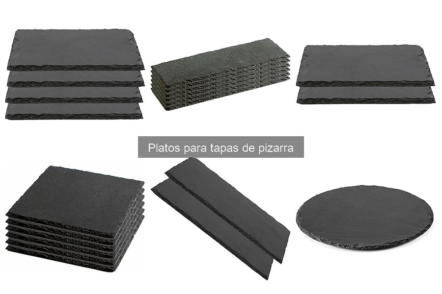 Mejores platos de pizarra para tapas: opiniones y comparativa