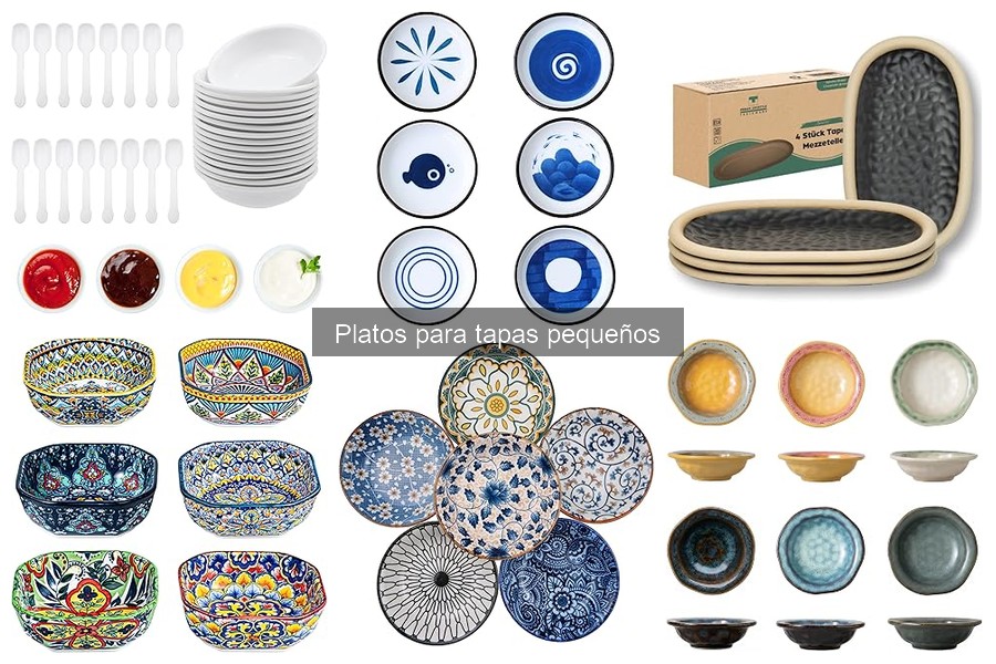 Mejores platos para tapas pequeños en fiestas