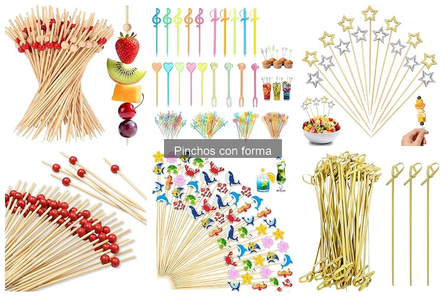 Mejores recetas de pinchos con forma para fiestas