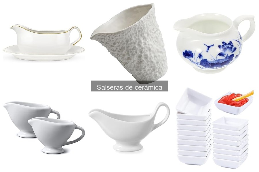 Mejores salseras de cerámica para tus eventos