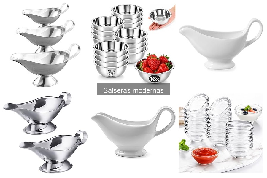 Mejores salseras modernas para fiestas y eventos sociales