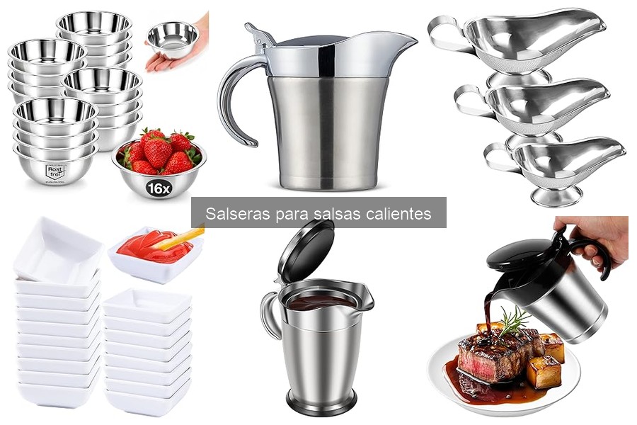 Mejores salseras para salsas calientes según el tipo de cocina