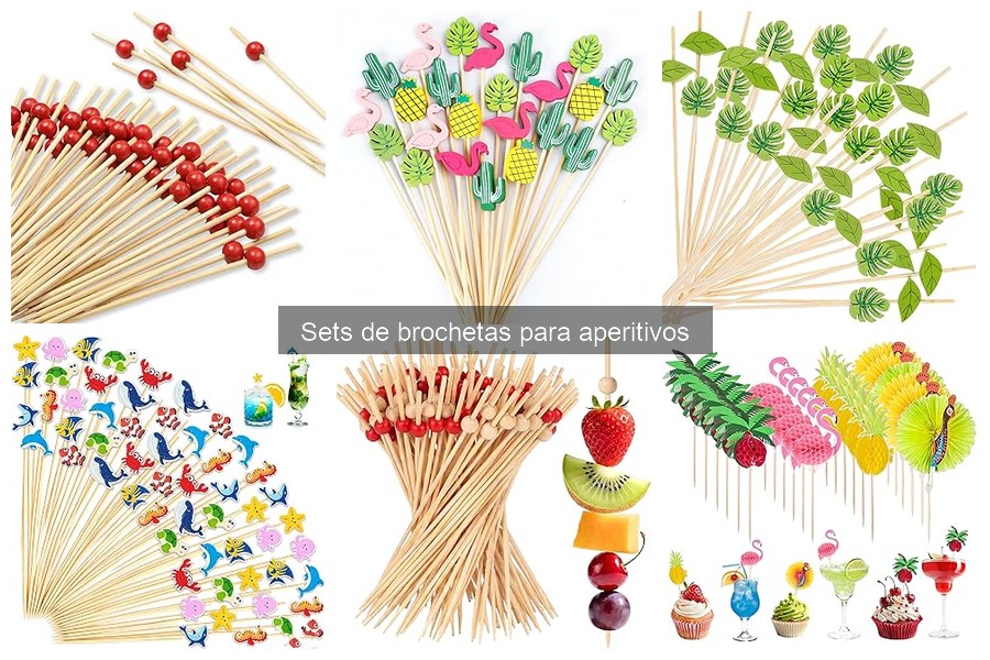 Mejores sets de brochetas para aperitivos en 2023