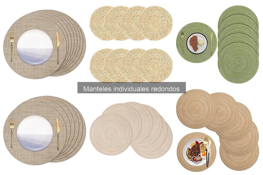 Mejores sitios para comprar manteles individuales redondos