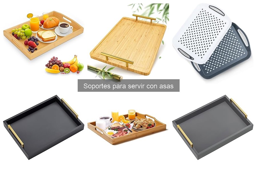 Mejores soportes con asas para servir según reseñas de usuarios