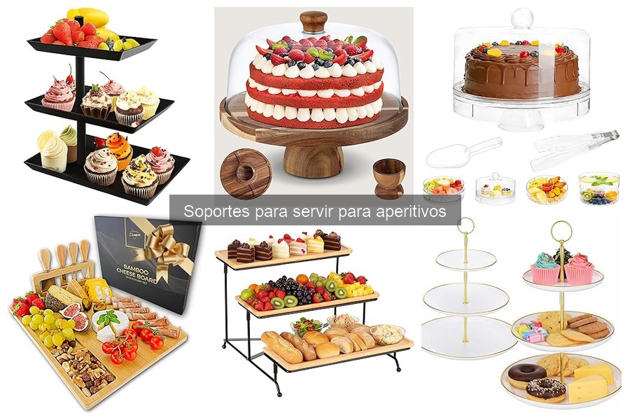 Mejores soportes para servir aperitivos en tus fiestas