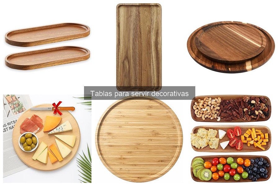 Mejores tablas decorativas para servir en fiestas