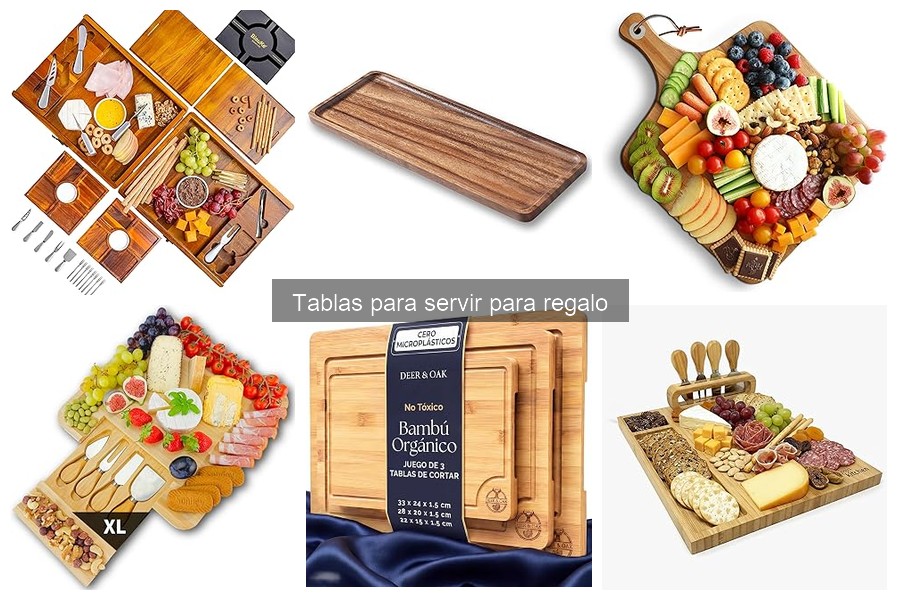 Mejores Tablas para Servir como Regalo: Ideas Originales