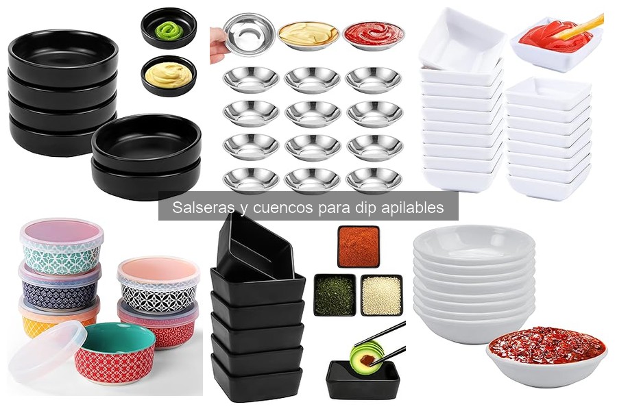 Mejores tiendas para comprar salseras y cuencos apilables