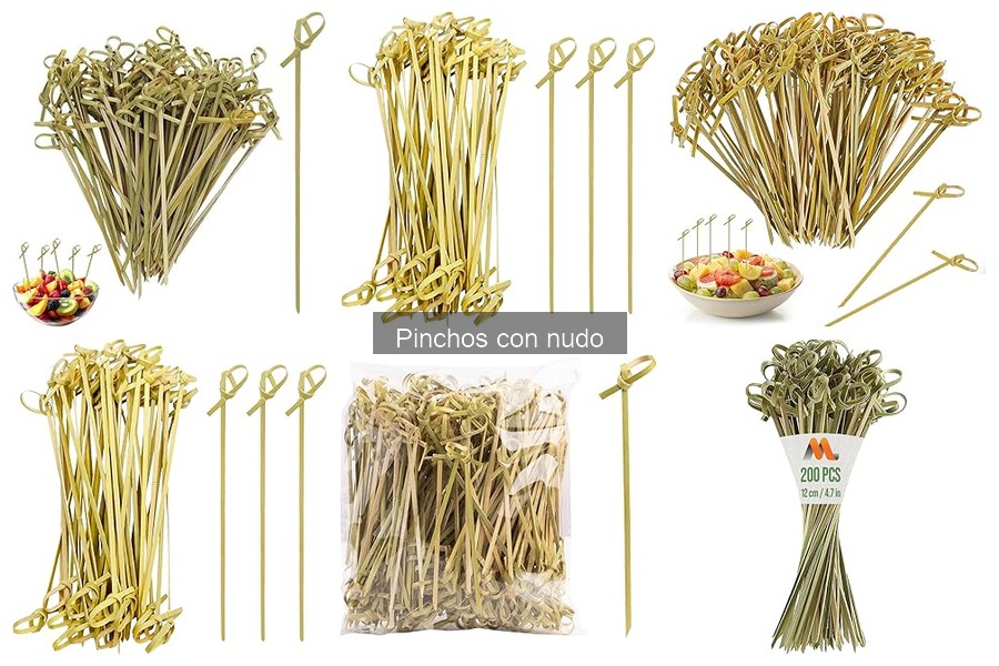 Mejores utensilios para preparar pinchos con nudo