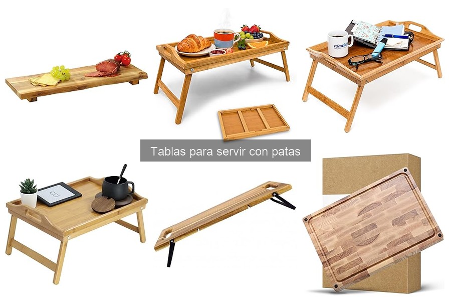 Ofertas en tablas para servir con patas: ahorra en tu compra