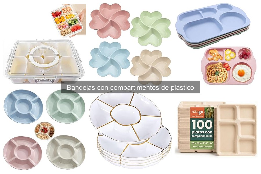 Ofertas y Precios de Bandejas con Compartimentos de Plástico