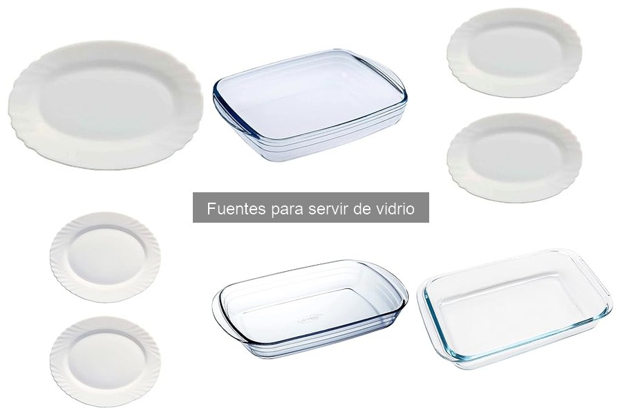 Ofertas y precios de fuentes de vidrio para servir