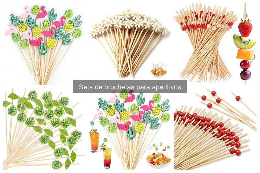 Ofertas y precios de sets de brochetas para aperitivos