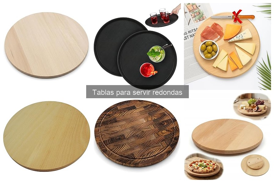 Ofertas y precios de tablas para servir redondas en Amazon