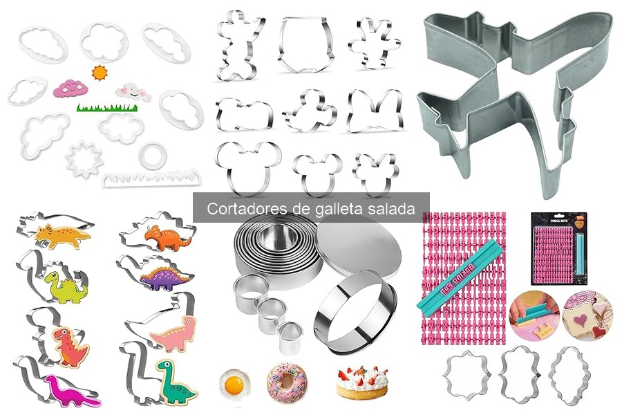 Opiniones sobre cortadores de galleta salada: tops y reseñas